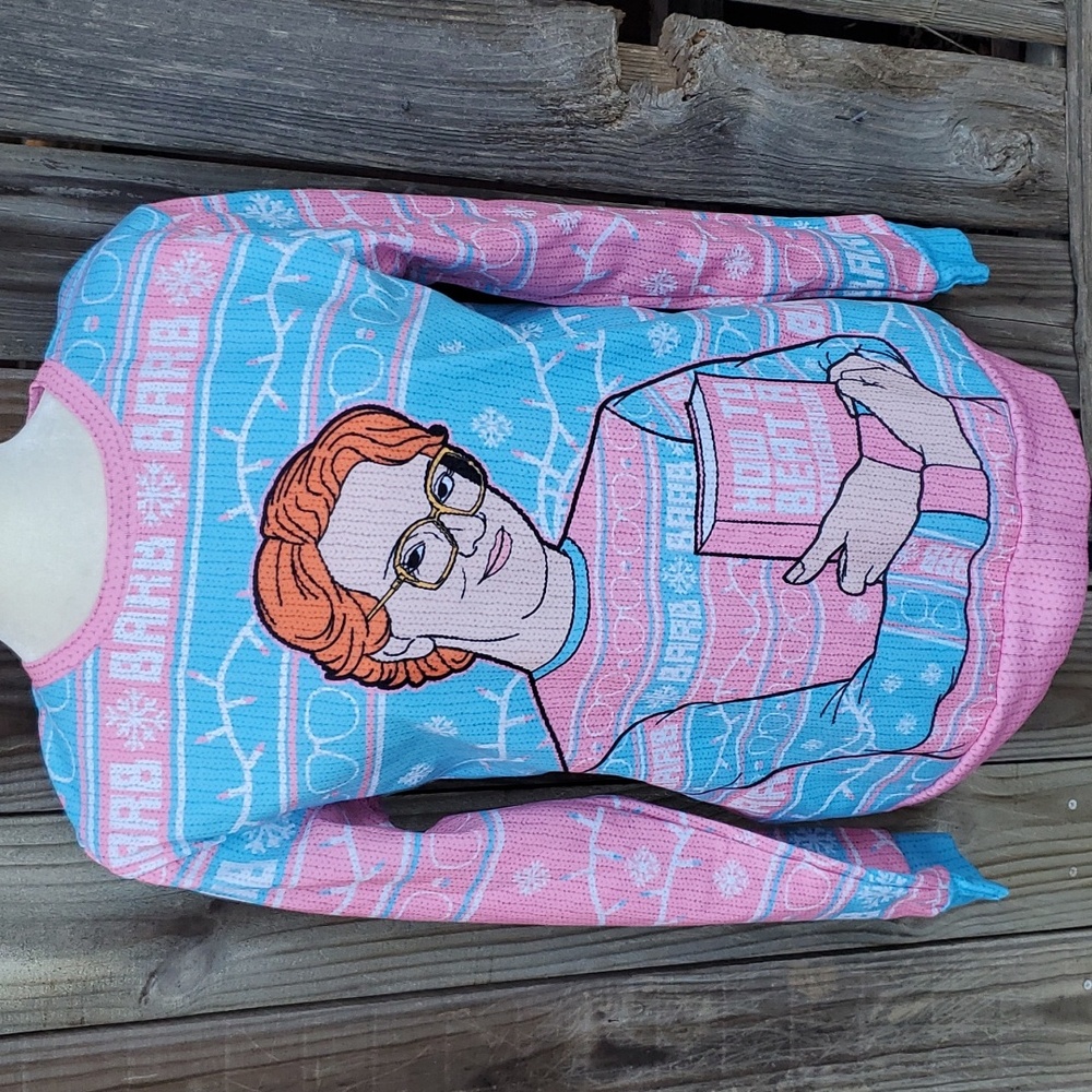 Beloved Stranger Things Barb Christmas Sweater Pi… - image 1